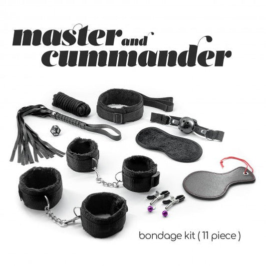 Crushious Master & Cummander kit bondage 11 pz Maxximum Pleasure