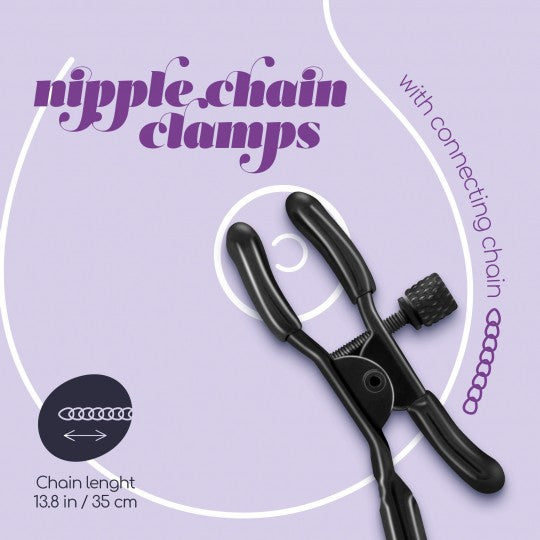 Crushious Nipple Chain Clamps pinze per capezzoli Maxximum Pleasure