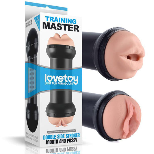 Lovetoy Training Master Masturbatore doppio vagina e bocca