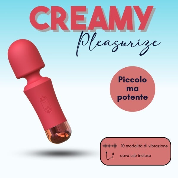 Creamy mini wand. Pleasurize