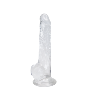 Lusty dildo trasparente da 18 cm. Alive