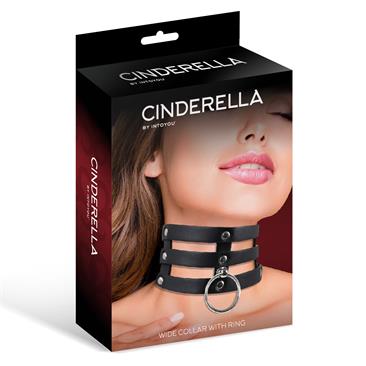 Cinderella Collare a 3 fasce con anello Maxximum Pleasure