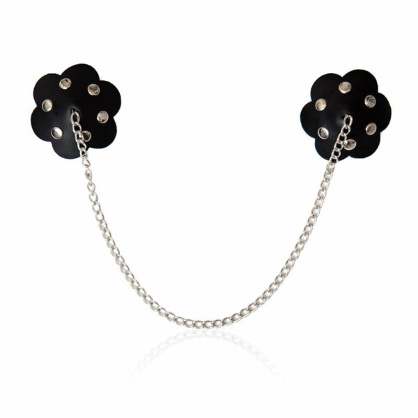 Floreal covers with chain link copricapezzoli. Fetish Addict