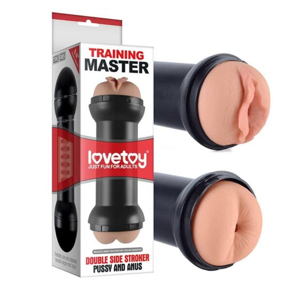 Training Master Masturbatore doppio vagina e ano. Lovetoy