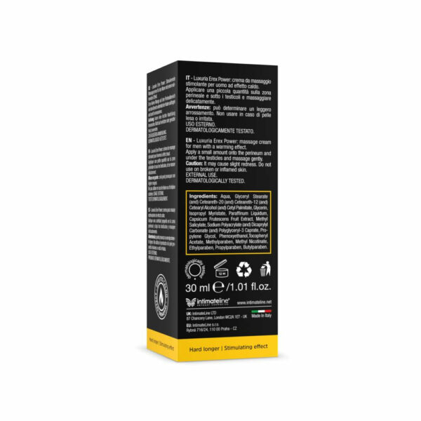 Erex Power crema per l'erezione da 30ml. Intimateline - immagine 3