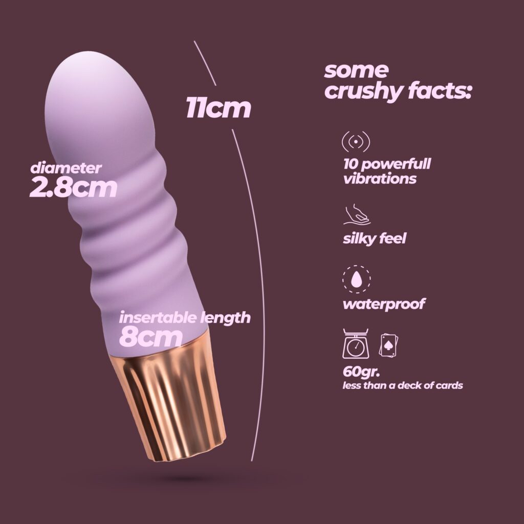 Mellow Bubble mini vibratore. Crushious