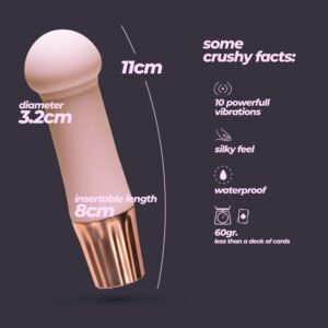 Mellow Puff mini vibratore. Crushious