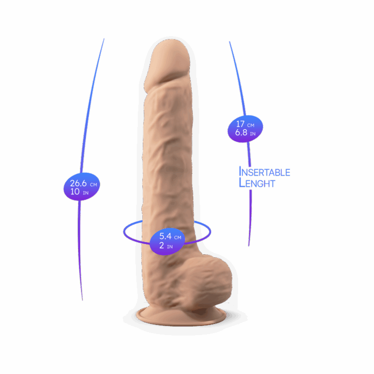 Silexd 10'' dildo realistico da 26.5 cm. Silexd