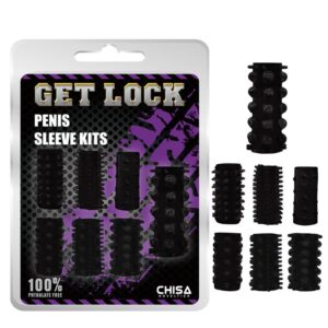 Get lock penis sleeve kit di guaine per il pene. Chisa Novelties