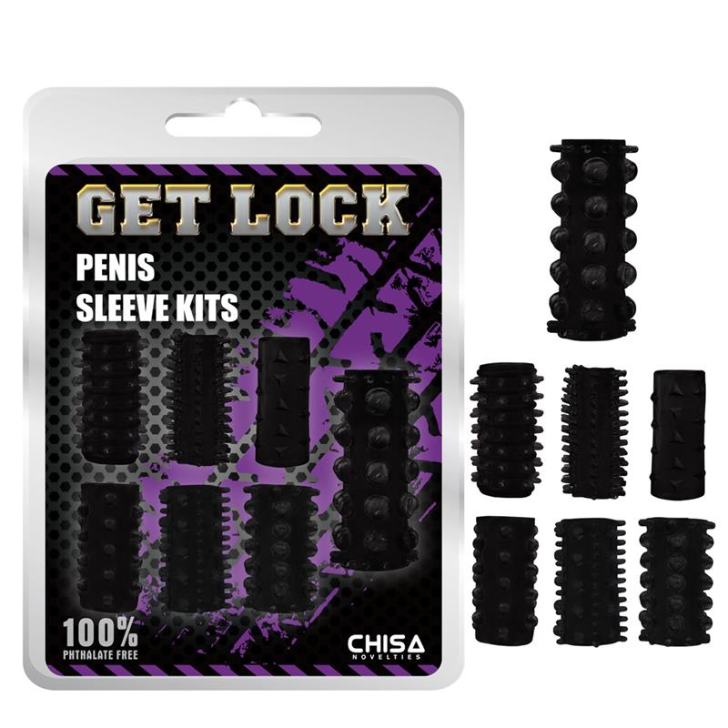 Get lock penis sleeve kit di guaine per il pene. Chisa Novelties