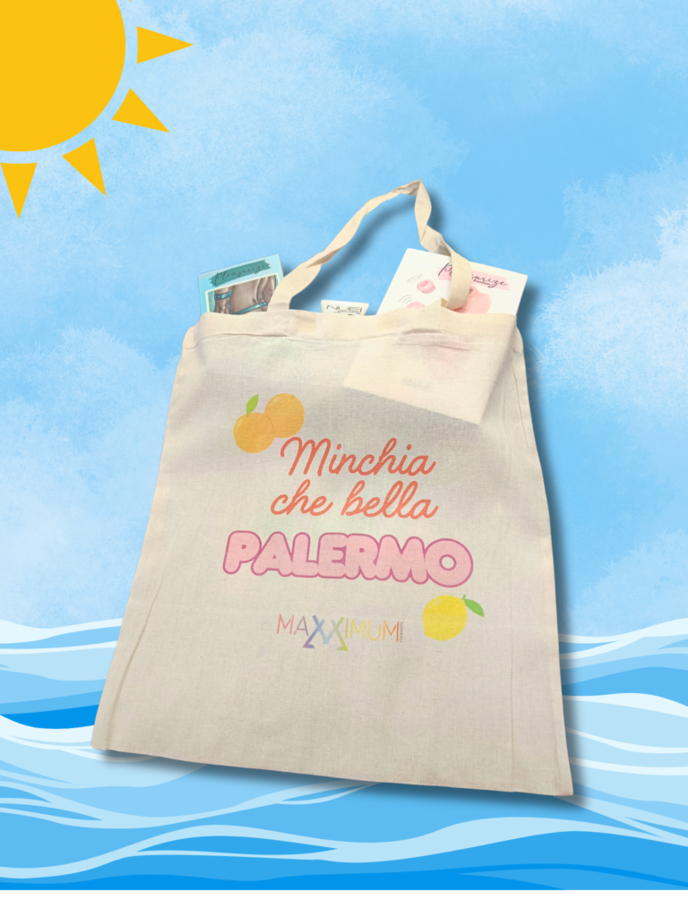 Totebag minc**ia che bella Palermo. Maxximum