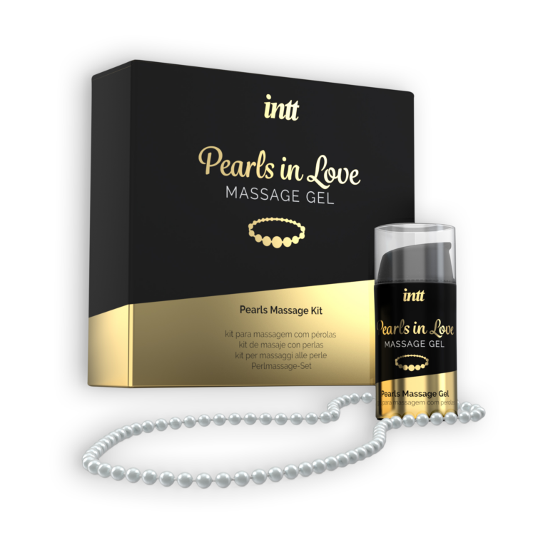 Pearls In Love Massage Gel - Kit lubrificante con perle. Intt
