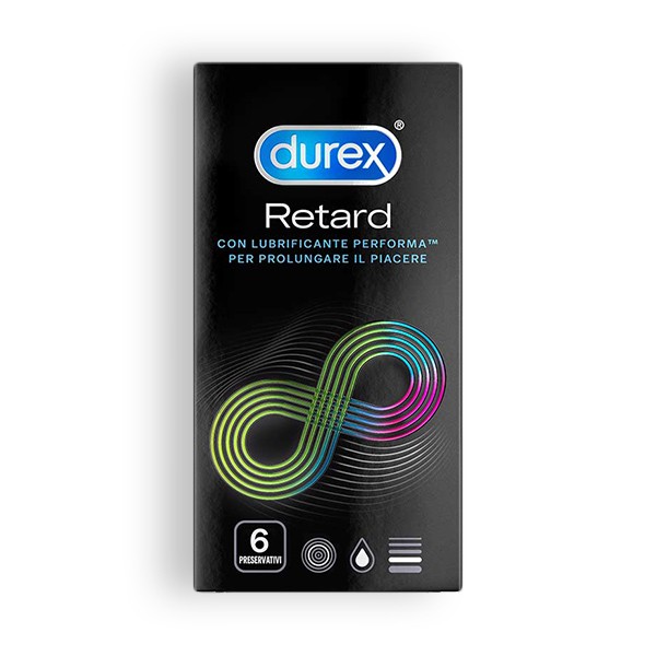 Durex Retard - Con Lubrificante Performa 6 pz. Durex